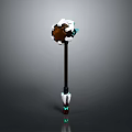 Scepter Ancient Scepter Cane Ancient Scepter Magic Scepter Metal Scepter Classical Scepter Magic Scepter 3d model