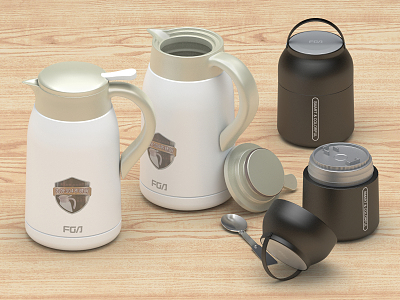 Modern thermos cup model