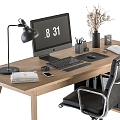 Office Desk Master's Desk 3d model