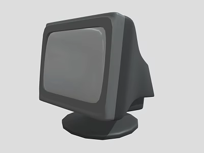 Cartoon Computer Low Poly Computer 1 3d model