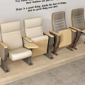 Different Colored Comfortable Chairs With Wooden Armrests Modern Indoor