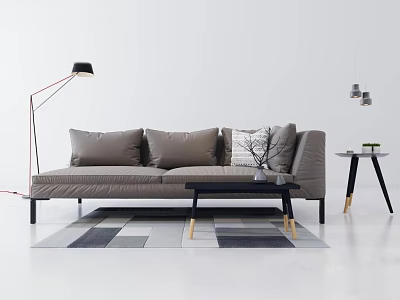 Double sofa 3d model