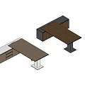 Modern Office Desks With Wooden And White Tabletops And Drawer Storage