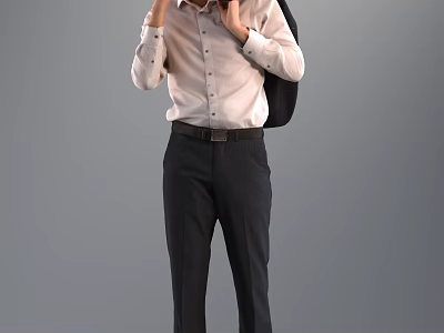 Office Person 3d model