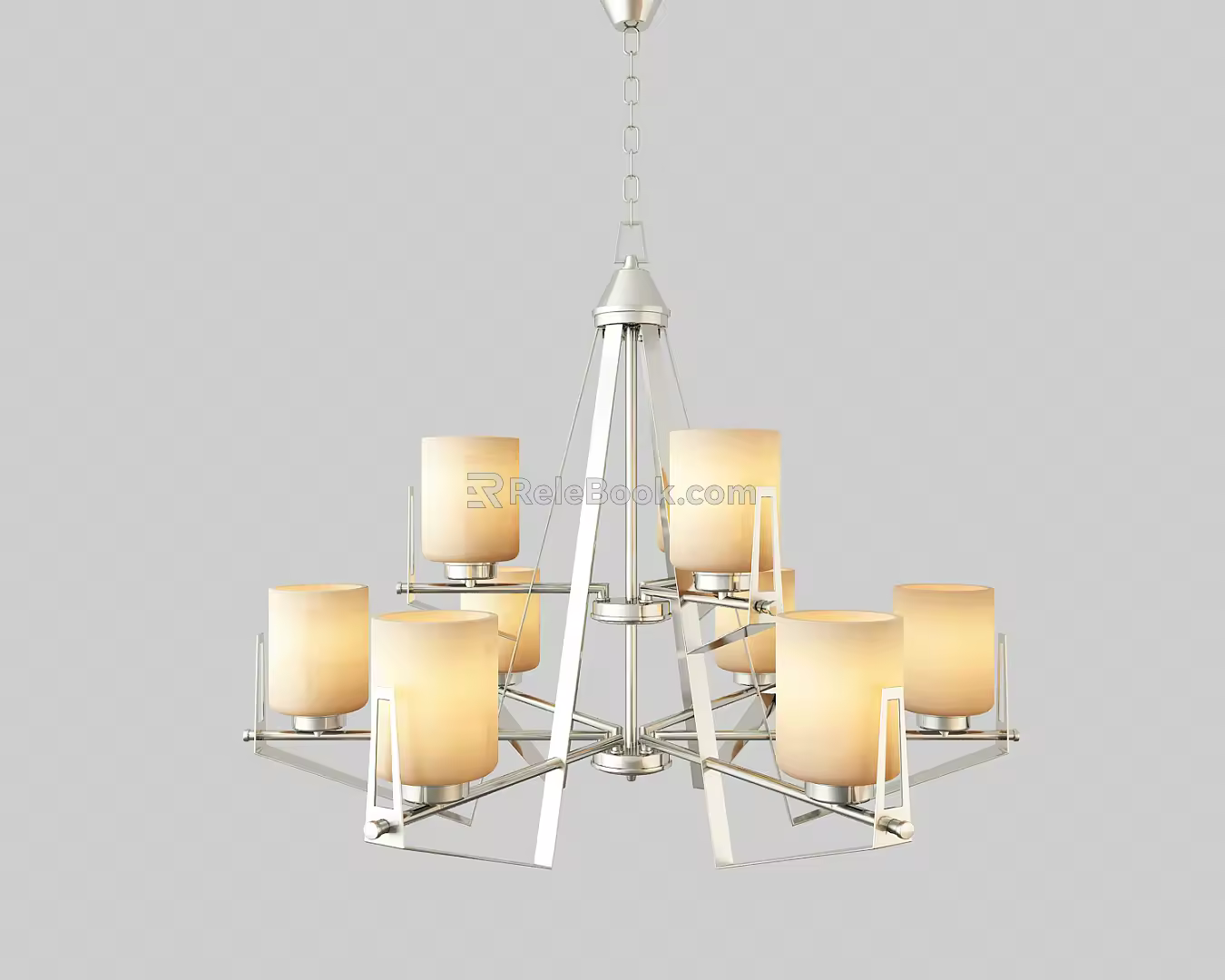 Post-modern chandelier 3d model