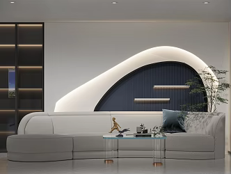 Modern Beauty Salon Beauty Salon Reception Area 3d model