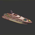 Luxury Modern Yacht Exterior Design With Sleek White Hull And Upper Deck Features