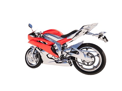 Yamaha Motorcycle 3d model