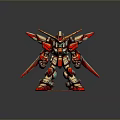 Transformers Gauda Warrior Gauda Mech Warrior Mech Soldier Machine Armor Mechanical Armor 3d model