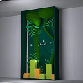 forest window 3d model