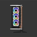 Modern host computer game computer lights computer 3d model