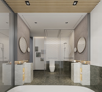 Hotel Toilet Modern Toilet 3d model