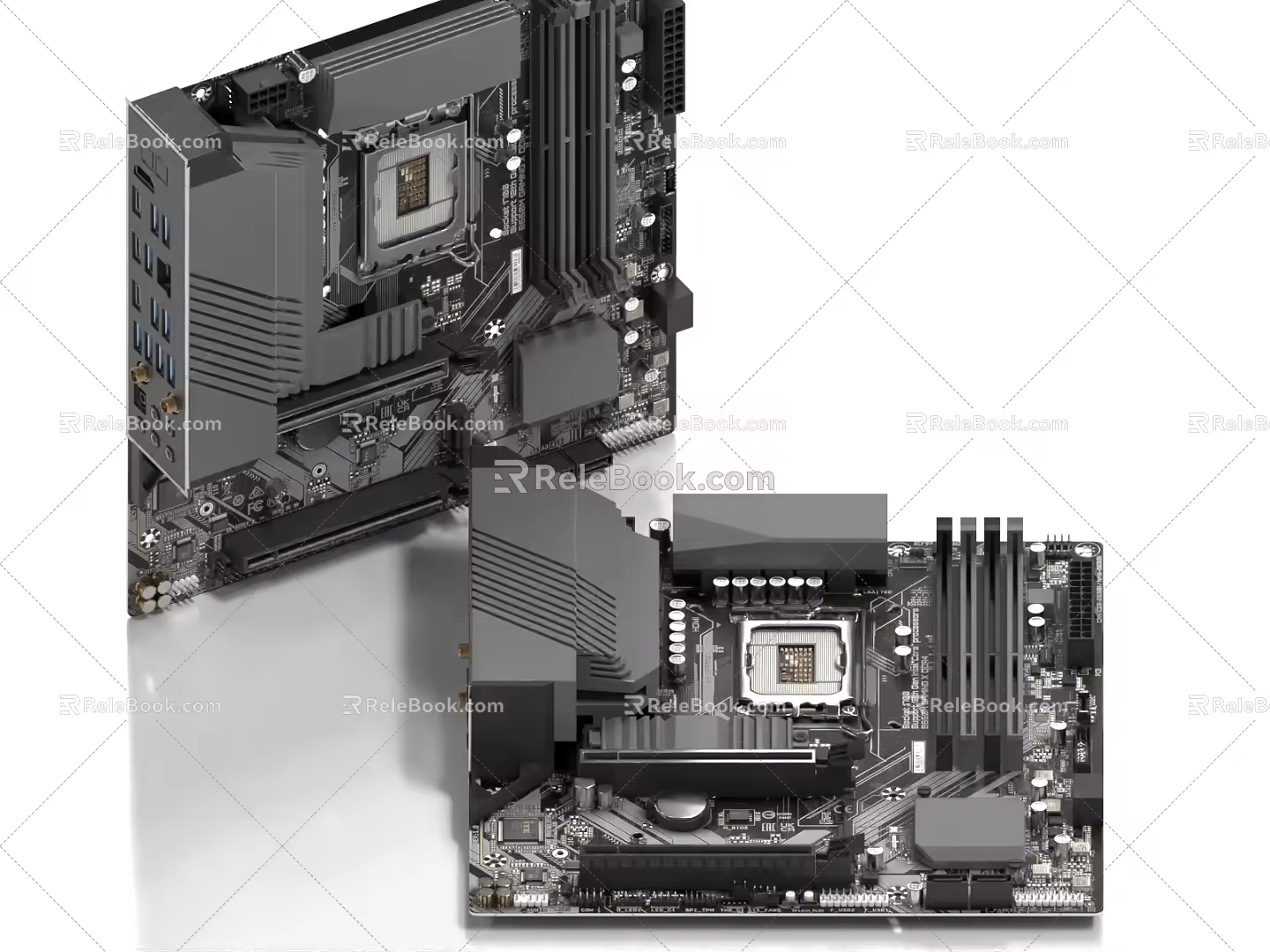 mATX motherboard asus motherboard CPU computer accessories 3d model