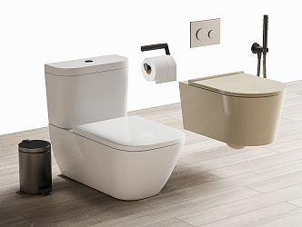 Smart toilet 3d model