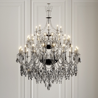 European Crystal Chandelier French Crystal Chandelier 3d model