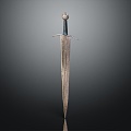 Modern Sword Officer Sword Long Sword 3d model