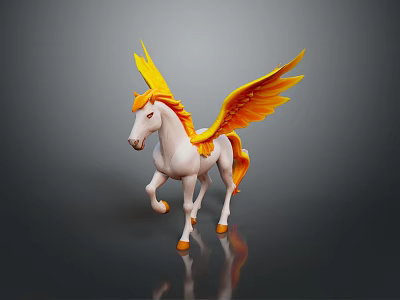 Pony Pony Cartoon Pony Cartoon Pony Anime Pony Anime Pony Unicorn Unicorn 3d model