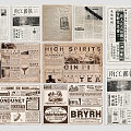 Newspaper Newspaper Newspaper Cultural Relics Old Newspaper Newspaper Retro Daily Picture Album Paper 70's Book Text 3d model