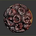 Fresh Raspberry Tart Topped with Juicy Raspberries and Golden Crust