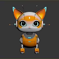 Mechanical Cat Toy Cat Cartoon Cat Robot Cat Anime Character Cartoon Character Cat Warrior 3d model