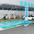 Photovoltaic Energy Storage Charging Discharging Testing Demonstration Station Parking Lot With Electric Vehicle Charging Facilities