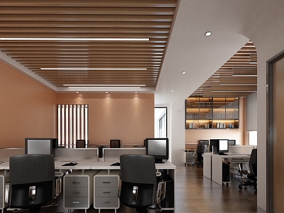 Open Office Area Office Area Tooling Office Area Simple Office 3d model