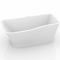 Modern Bathroom Supplies Bathtub 3d model