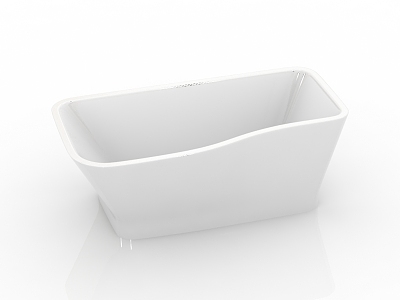 Modern Bathroom Supplies Bathtub 3d model