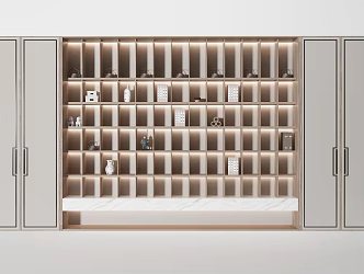 New Chinese Decorative Cabinet 3d model