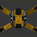 Robot Spider Robot Mecha Spider Science Fiction Spider Mechanical Spider Battery Spider Tower Defense 3d model