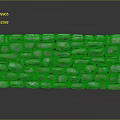 Decorative Natural Stone Wall Design With Mixed Size And Colored Stones