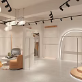 Baimiu Clothing Store Interior Design With Display Mannequins And Green Plants