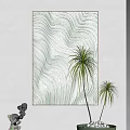 Minimalist Abstract Painting Simple Hanging Painting 3d model