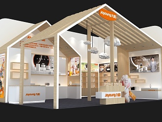 Modern Exhibition Jiuyang Booth 3d model