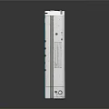 Modern Digital Device With Blue White Color Screen Control Buttons And Modern Design