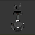 Modern Stationary Exercise Bike With Digital Display Screen For Home Gym Fitness Workouts