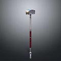 Hammer Warhammer Cartoon Hammer Magic Hammer Thor's Hammer Ancient Weapons Cold Weapons Medieval Items 3d model