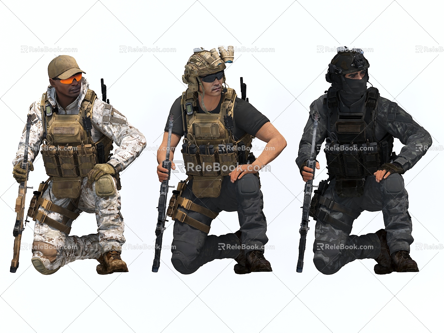 Special Forces Soldier Warrior 3d model