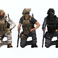 Special Forces Soldier Warrior 3d model