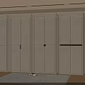 Modern White Multiple Storage Cabinets Design With Minimalist Panel Doors And Sleek Handles