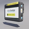 Videobadge Professional Body Worn Camera Recording Video And Audio In Progress
