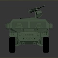 Bulletproof Car Armed Jeep Armed Car Armed Bulletproof Car Military Jeep Off-road Jeep Humvee 3d model