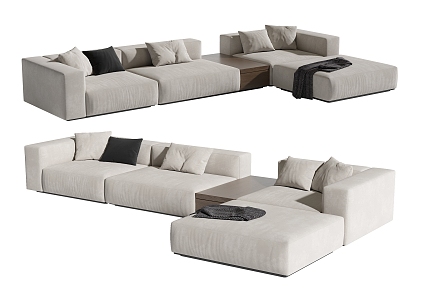 Modern Multiplayer Sofa 3d model