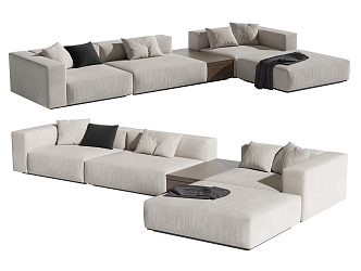 Modern Multiplayer Sofa 3d model