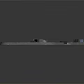 Detailed Railway Track Structure With Rail Tracks And Signal Equipment