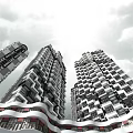 Modern High Rise Residential Building With Unique Tower Design And Urban Facade