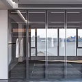Modern Wardrobe Interior Design With Transparent Glass Doors And Hanging Space