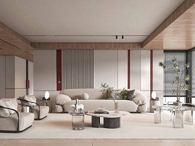 modern living room model