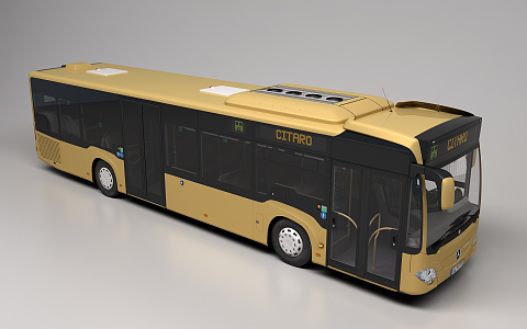 modern bus 3d model