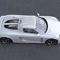 White Sleek Sports Car Featuring Modern Aerodynamic Design Stylish Headlights And Alloy Wheels